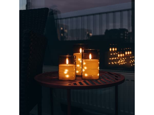 OlsenHome - LED Lys I Glas - 3 stk