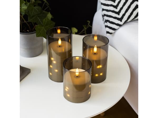 OlsenHome - LED Lys I Glas - 3 stk
