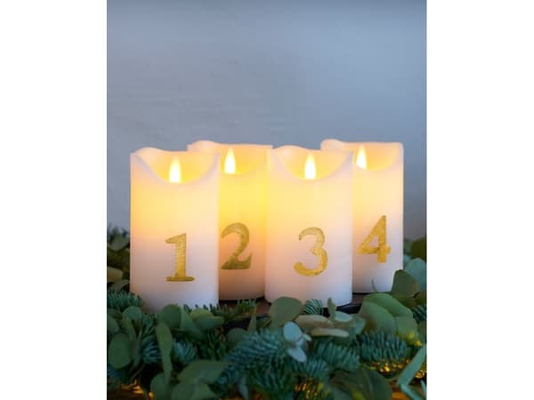 Sirius Home Sara, LED, 1 lamppu(a), Kulta, Valkoinen, Akku, 130 mm, 7,5 cm