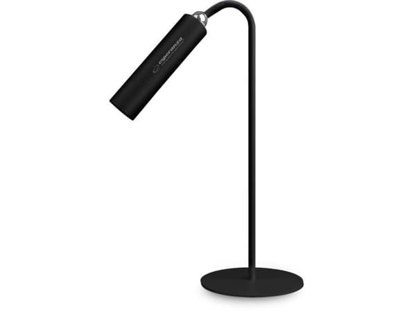 ELD118K Esperanza 3in1 LED skrivebordslampe agena sort
