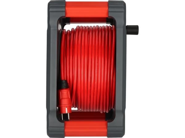 Brennenstuhl 9201500210, Svart, Röd, Plast, 5 AC-utgångar, Typ E/F, Rak, 50 m