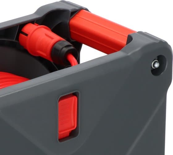 Brennenstuhl 9201500210, Svart, Röd, Plast, 5 AC-utgångar, Typ E/F, Rak, 50 m