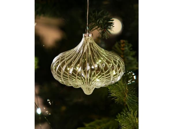 Sirius Home 37650, Fe lys, Gjennomsiktig, Hvit, Glass, Ambience, Fleksibel, Ball
