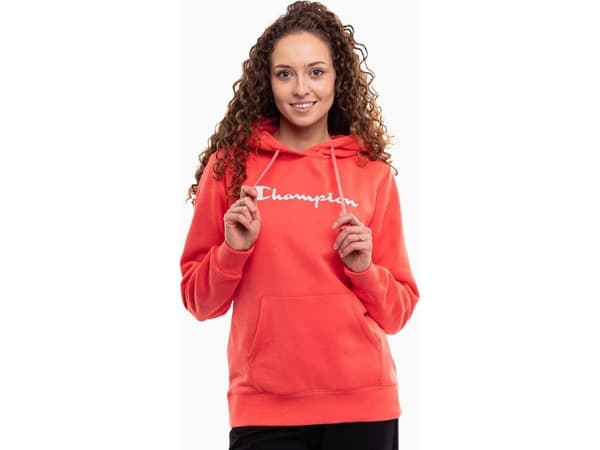 Bluza damska Champion Hooded koralowa 117529 PS004 S