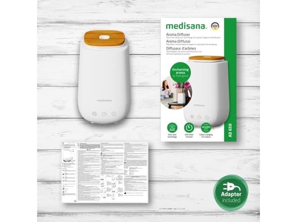 Medisana AD 650, Tank, 0,2 L, Timer, 30 dB, 12 W