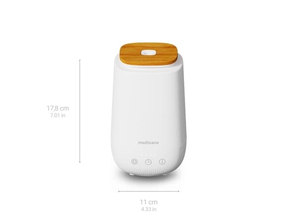 Medisana AD 650, Tank, 0,2 L, Timer, 30 dB, 12 W