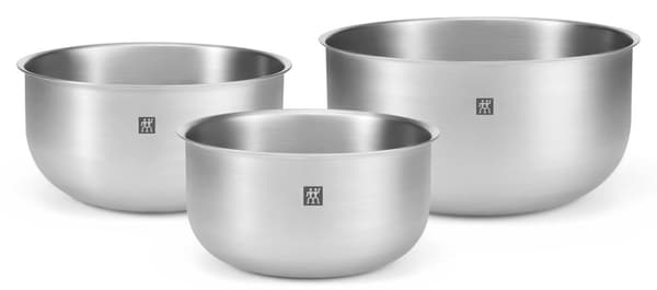 Zwilling - Prep Bowl Set - Silver - 3 pcs