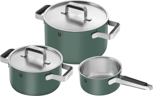 Zwilling - Pure Pots and pans set, 3-pcs - Grn