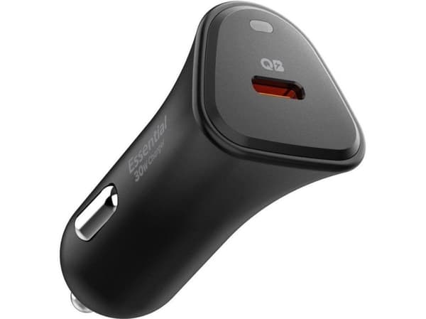 Spigen Essential EV301 1-ports USB-C billaddare 30W Svart