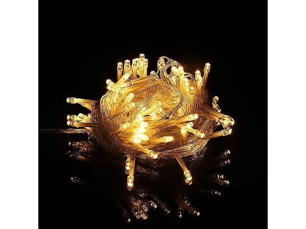 LED juletrelys - 10m/100 lys varmhvit/varmhvit EHD-LS03