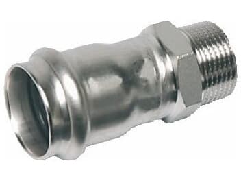 NiroSan-Press Adapter nippel PxGZ 15x3/8 kontakter