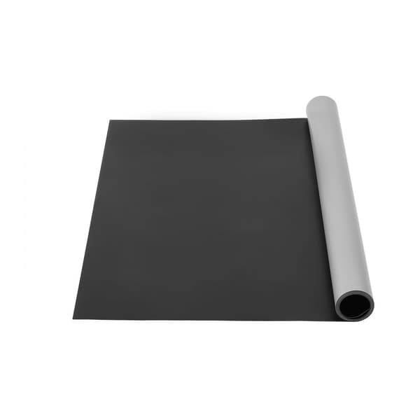 14Mil Plastfolierulle, 10 x 100 FT, Tungt Uppgiftsfilmband Svart & Vit