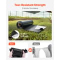 Miniatyrbillede 2 af 11: 10Mil Plastfolierulle, 10 x 65 FT, Heavy Duty Film, Sort/Hvid