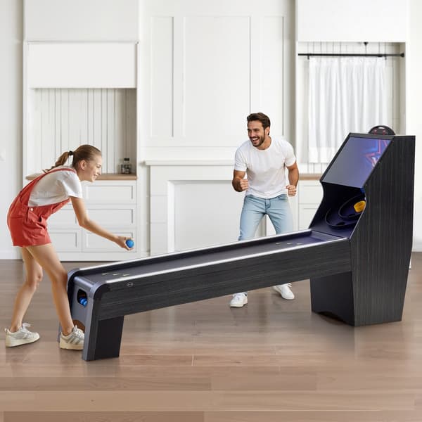 9 ft Roll & Score, Arkadspelbord, Elektronisk Målskytt, 4 Bollar, Perfekt för Spelrum
