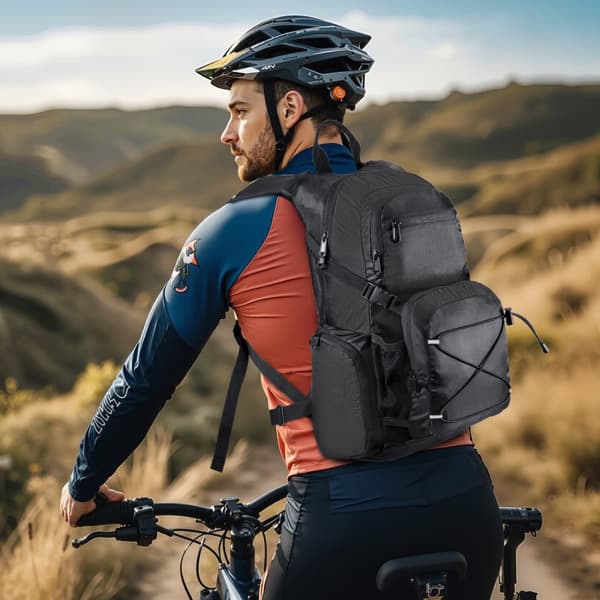 Hydraation Pack Reppu, 2L TPU Vesirakko, Patikointiin, Pyöräilyyn ja Campingille