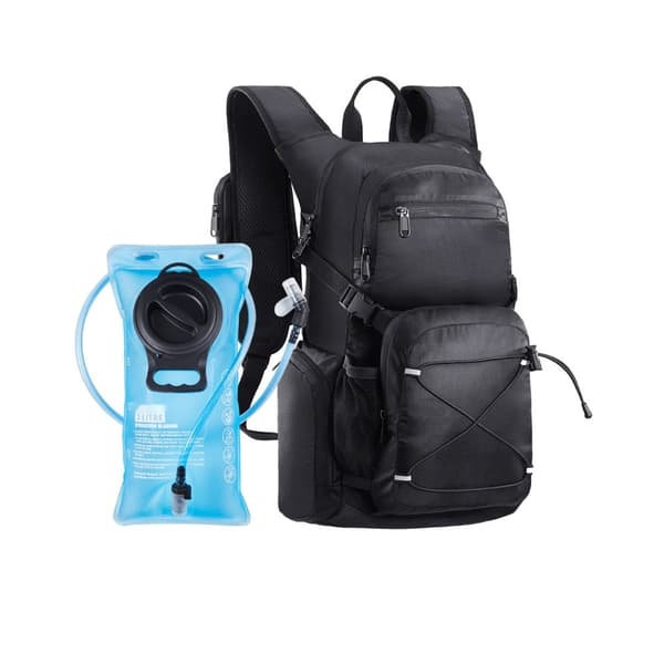 Hydraation Pack Reppu, 2L TPU Vesirakko, Patikointiin, Pyöräilyyn ja Campingille