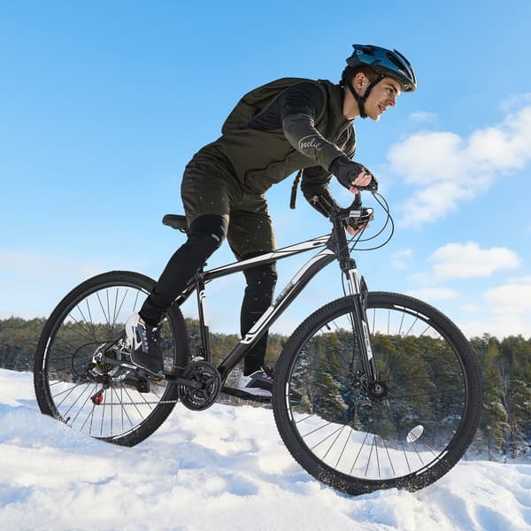 29 Mountainbike, Shimano 21-speed MTB Cykel, Forhjulsaffjedring, Skivebremse