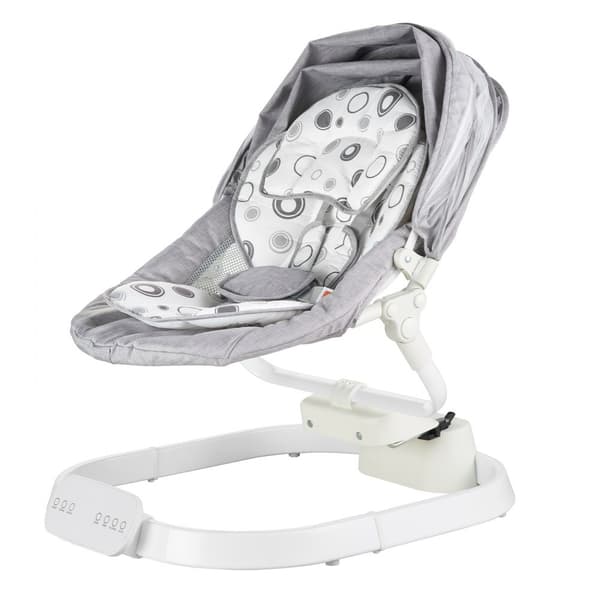 Spädbarns Babygunga, 3 Hastigheter, 3 Sätespositioner, Fjärrkontroll, Bluetooth-funktioner