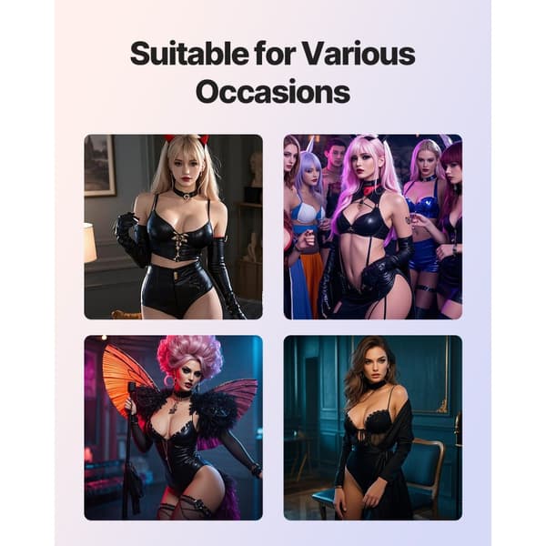 Silikone Bodysuit D-Cup, Silikone Brystplade, ideel til Crossdressers Drag Queen