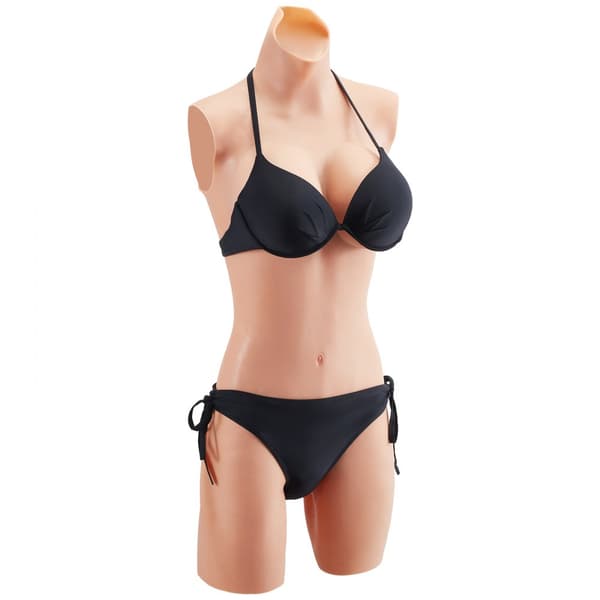 Silikone Bodysuit D-Cup, Silikone Brystplade, ideel til Crossdressers Drag Queen