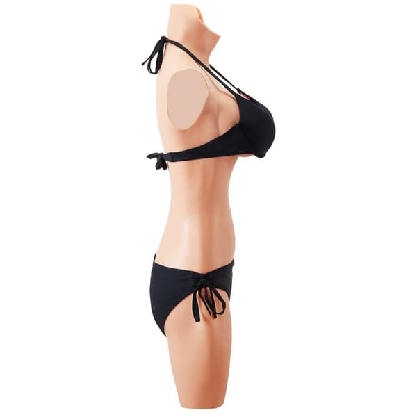 Silikone Bodysuit D-Cup, Silikone Brystplade, ideel til Crossdressers Drag Queen