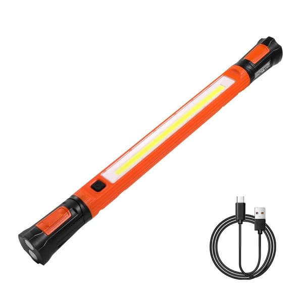 Underhuv Arbetsljus, 1250LM LED, Magnetisk och Uppladdningsbar, 6000mAh Batterikapacitet