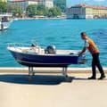 Miniatyrbillede 8 af 11: Vandfartøj PWC Dolly Boat, 1800 lbs Kapacitet Jetski Stand, Opbevaringsvogn til Både
