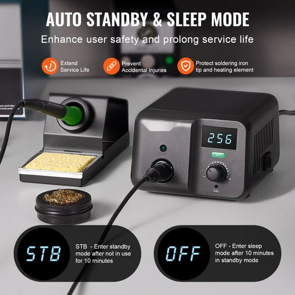 Juotosasema 70W, LCD-näyttö, juotosasemasarja, lämpötilan säätöalue 122°F-932°F