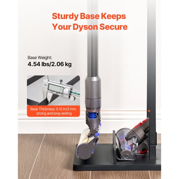 Støvsugerstativ til Dyson Multi-Models, Opbevaringsbeslag Holder, Udstyret med Hjul