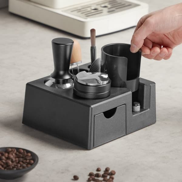 ABS Espresso Tampperointiasema, 51-58 mm, asema irrotettavalla aukolla