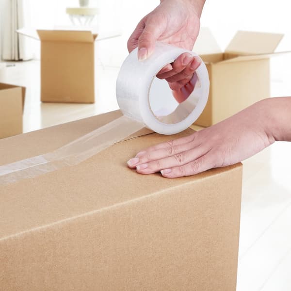 Packtejp 36 Rullar, 65 Yards tungt belastning, 2,7 Mil Transparent Packtejp, Stark och Långvarig
