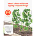 Miniatyrbillede 3 af 11: A-Frame Agurk Espalier, 39x32 Sammenfoldelig Metal, Haveespalier til Planter og Grøntsager