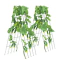 Miniatyrbillede 10 af 11: A-Frame Agurk Espalier, 39x32 Sammenfoldelig Metal, Haveespalier til Planter og Grøntsager