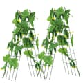 Miniatyrbillede 11 af 11: A-Frame Agurk Espalier, 39x32 Sammenfoldelig Metal, Haveespalier til Planter og Grøntsager