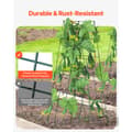 Miniatyrbillede 2 af 11: A-Frame Agurk Espalier, 39x32 Sammenfoldelig Metal, Haveespalier til Planter og Grøntsager