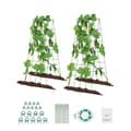 Miniatyrbillede 1 af 11: A-Frame Agurk Espalier, 39x32 Sammenfoldelig Metal, Haveespalier til Planter og Grøntsager