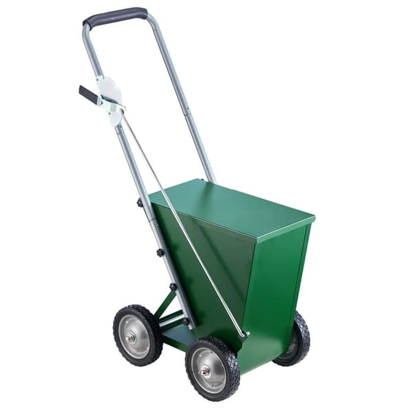 Tør Markeringslinje 4-hjulet, 2 eller 4 i linjer, Robust Stål Chalker, 50 lbs kapacitet