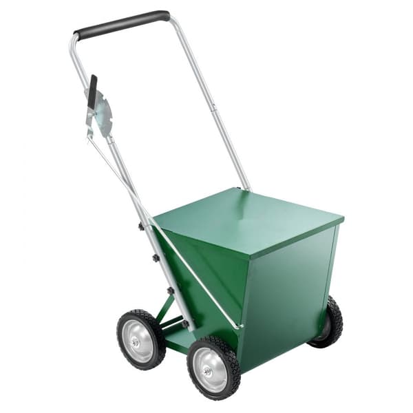 Tørt linjemarkør, 4-hjulet model, 2 eller 4 i linjer, Heavy Duty stål, Chalker 65 lbs