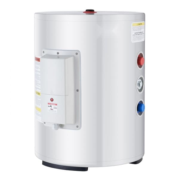 10 Gallon Elektrisk Varmvattenberedare, Instant Hot 1,6Kw, LED-display, Perfekt för Dusch