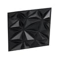 Miniatyrbillede 10 af 11: 3D Vægpaneler 33 Pak, 30x30cm PVC, 32 Sq.Ft Dækning, Diamant Sort