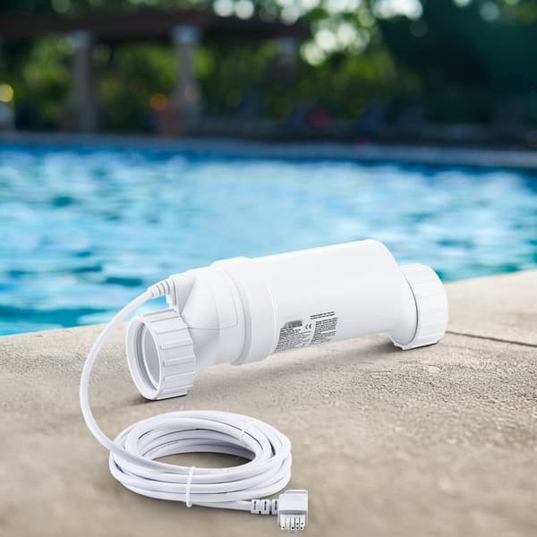 Saltvatten Klorinator System W3T-Cell-9, för inbyggda pooler, kapacitet 25000 Gallon, reningsutrustning för poolvatten