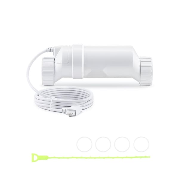 Saltvatten Klorinator System W3T-Cell-9, för inbyggda pooler, kapacitet 25000 Gallon, reningsutrustning för poolvatten