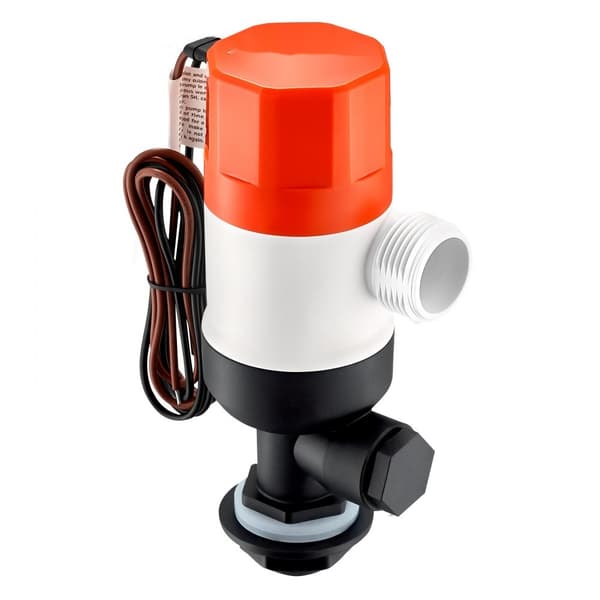 Livewell-pumpe til båd, 12V 800 GPH, Livewell-luftpumpe med 2 indløb, lige model