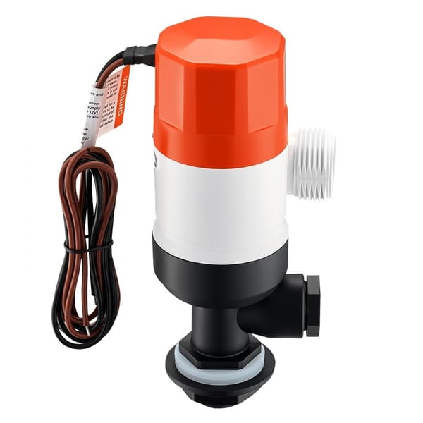 Livewell-pumppu veneeseen, 12V 500GPH, Ilmastinpumppu 2 sisääntulolla, suora