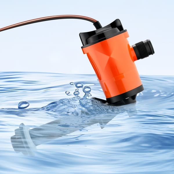 Livewell-ilmapumppu veneeseen, 12V 800 GPH 90°, Baitwell-pumppu, tehokas vesikierto