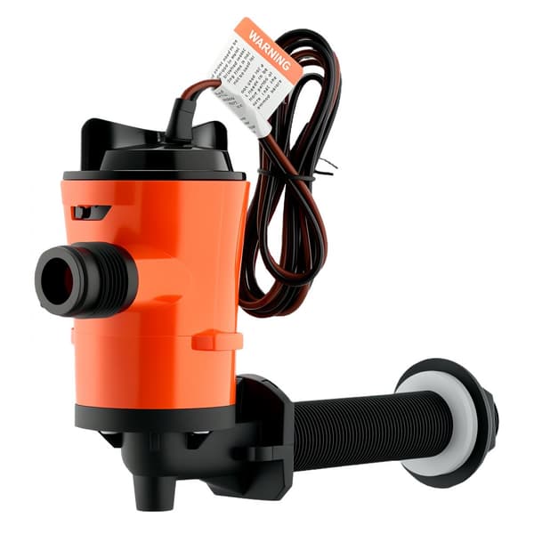 Livewell-ilmapumppu veneeseen, 12V 800 GPH 90°, Baitwell-pumppu, tehokas vesikierto