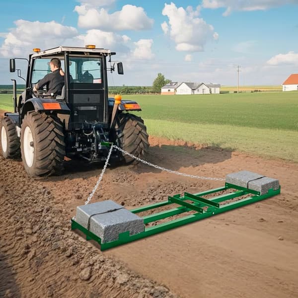 Raskaan Sarjan 8 jalkaa Vetoharava, Drag Harrow -ajotien tiehöylä, takana vedettävä