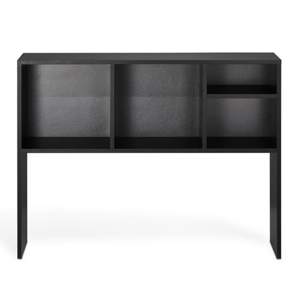 Työpöydän Kirjahylly Musta, 1-Tasoinen Säilytysjärjestelijä, Desk Organizer Kotiin ja Toimistoon