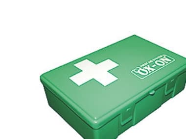 OX-ON Första hjälpen-kit - Assorterat innehåll.