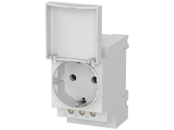 Siemens 5TE6801, Typ F, Grå, Termoplast, IP20, 230 V, 16 A